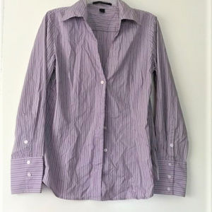 EXRESS DESIGN STUDIO LONG SLEEVE TAILORED BLOUSE